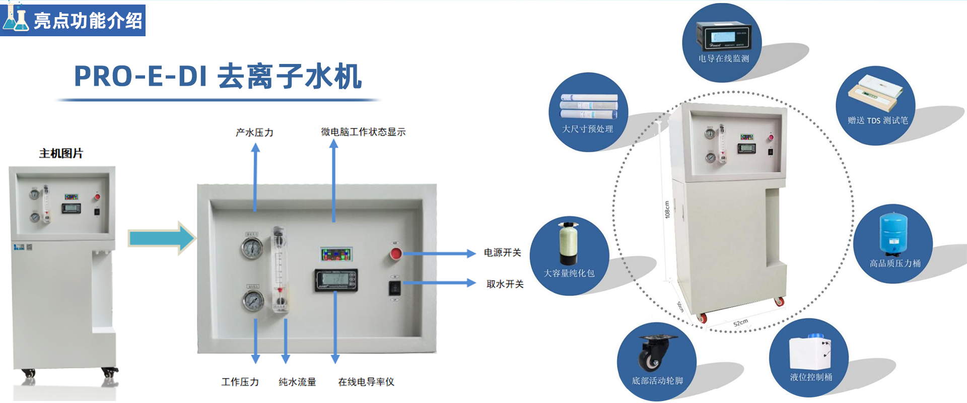 PRO-E-DI去離子水機(jī) PRO-E-DI去離子水機(jī)